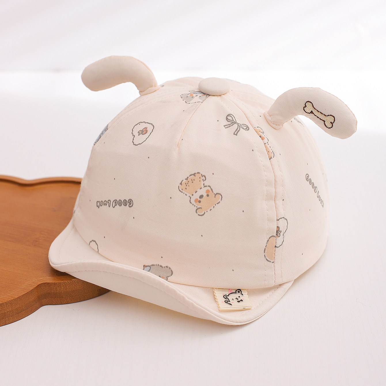 Summer Children's Model Breathable Dog Decoration Round-top Soft Brim Sun Protection…