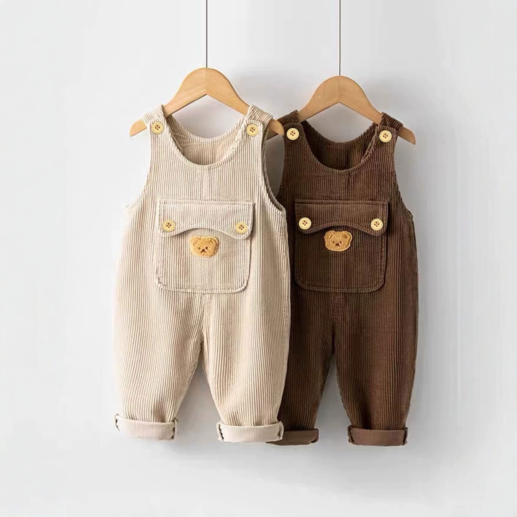 Fashionable Ultra-soft Corduroy Baby Romper