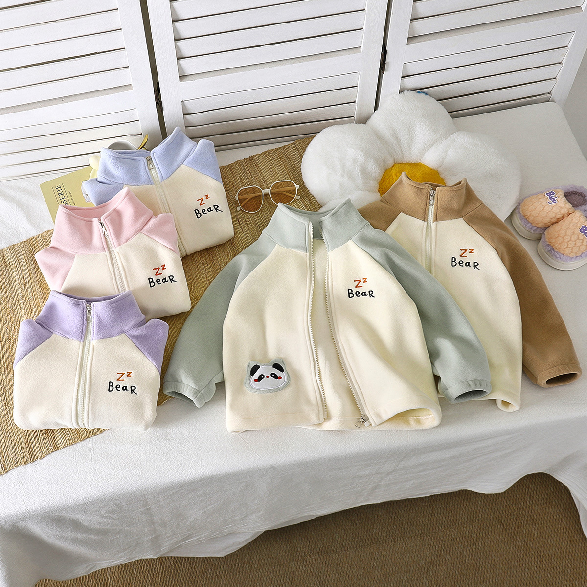 Autumn And Winter Children's Cartoon Fleece Jacket