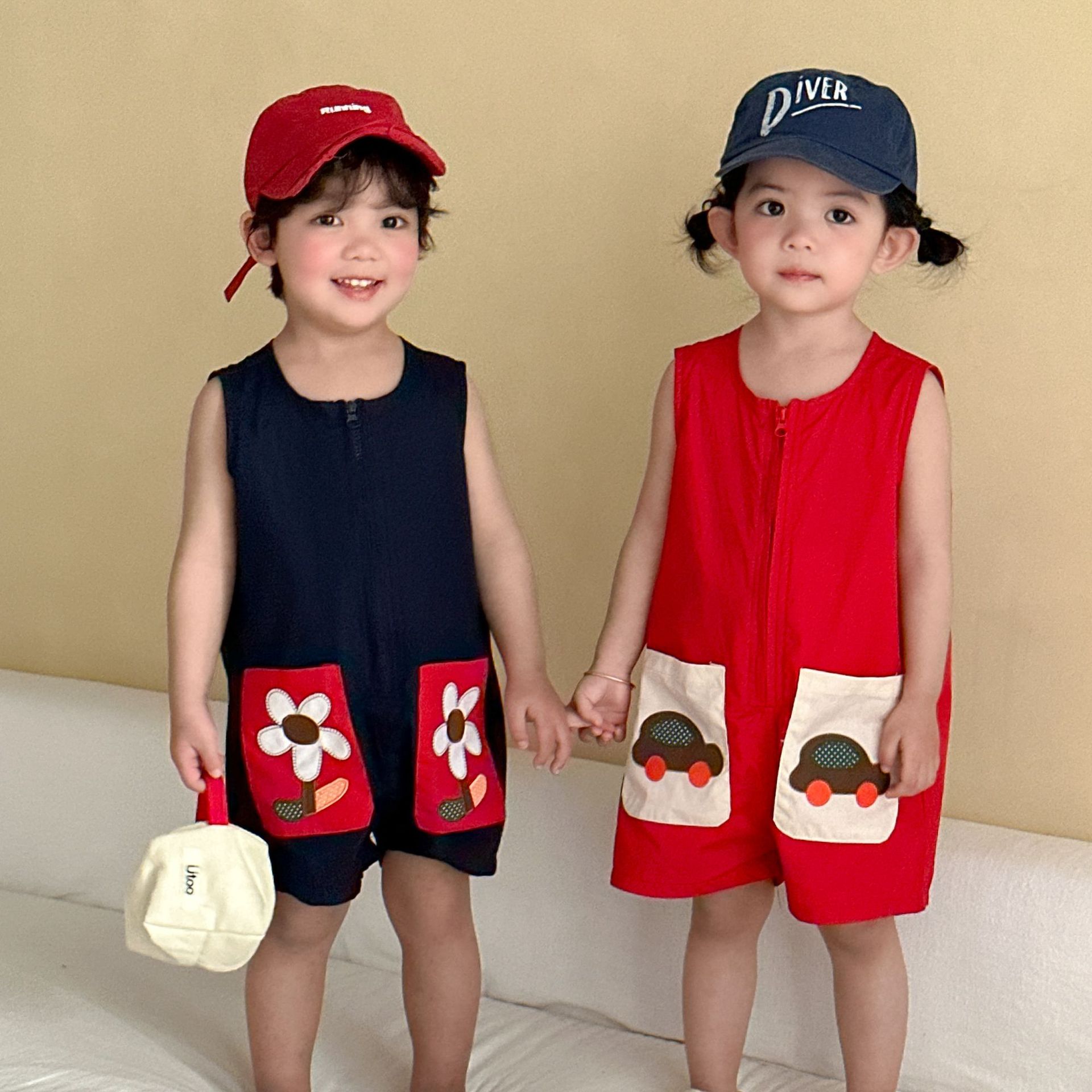 Loose-fitting One-piece Outfit For Baby Girls Going Out