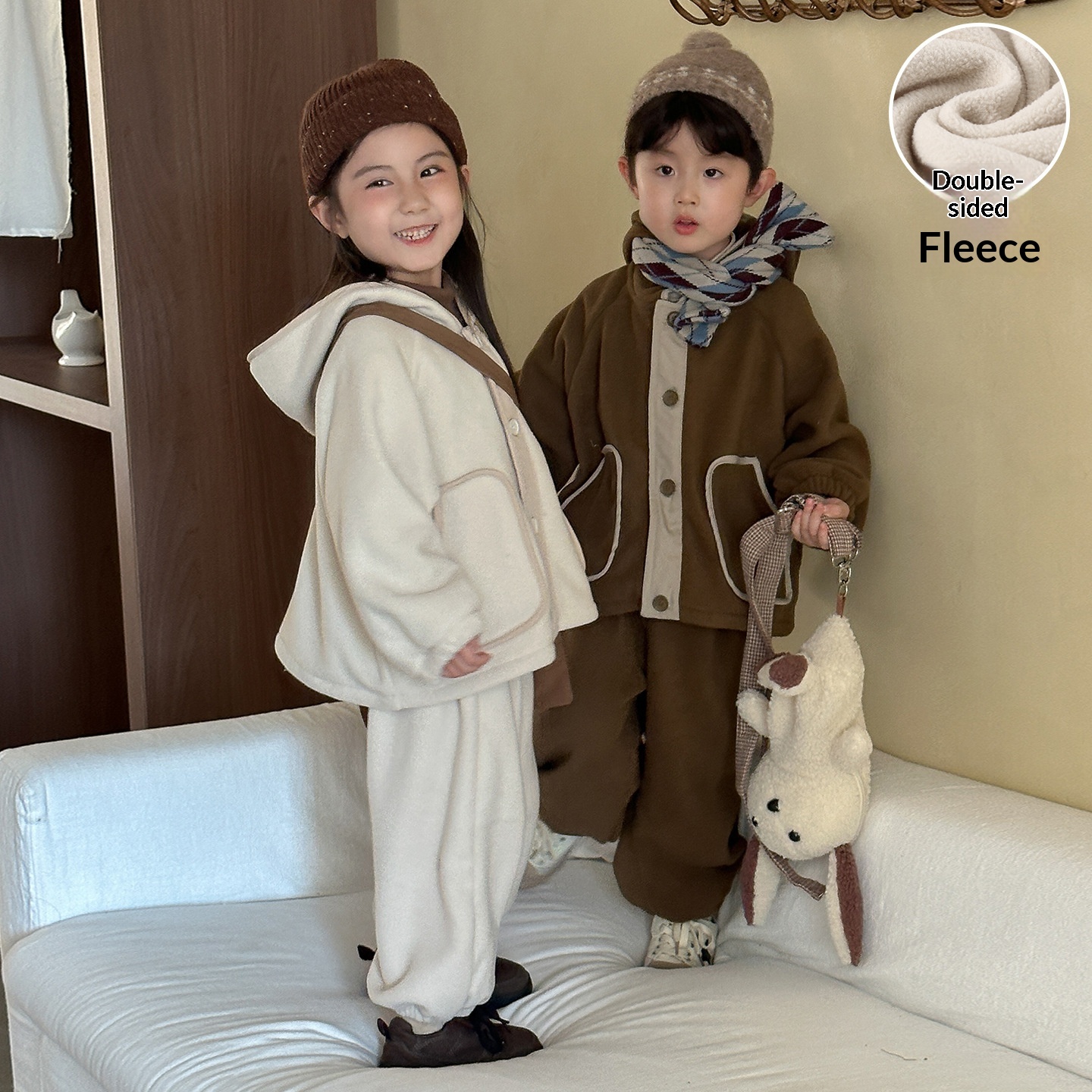 Children's Fleece Casual Clothing Set