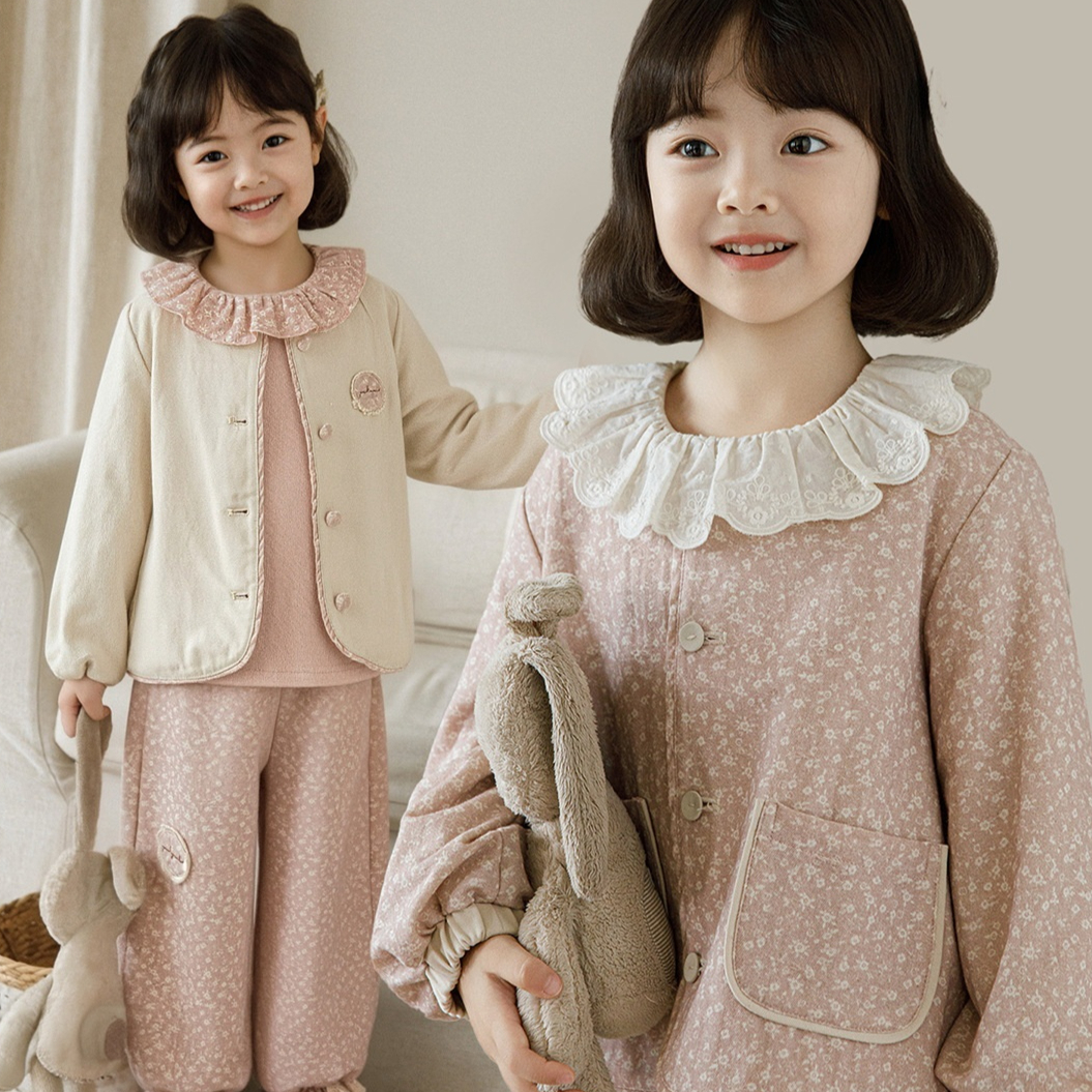 Embroidered Print Jacket Perfect For Girls