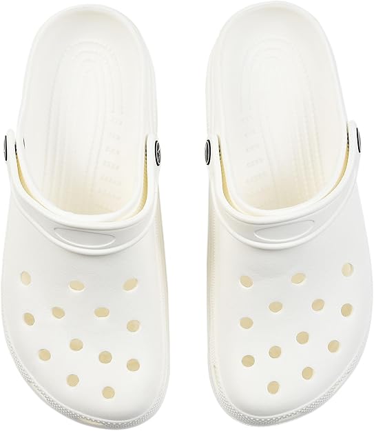 Crocs Unisex Adult Classic Clog ( White 36-37 M4/W6)
