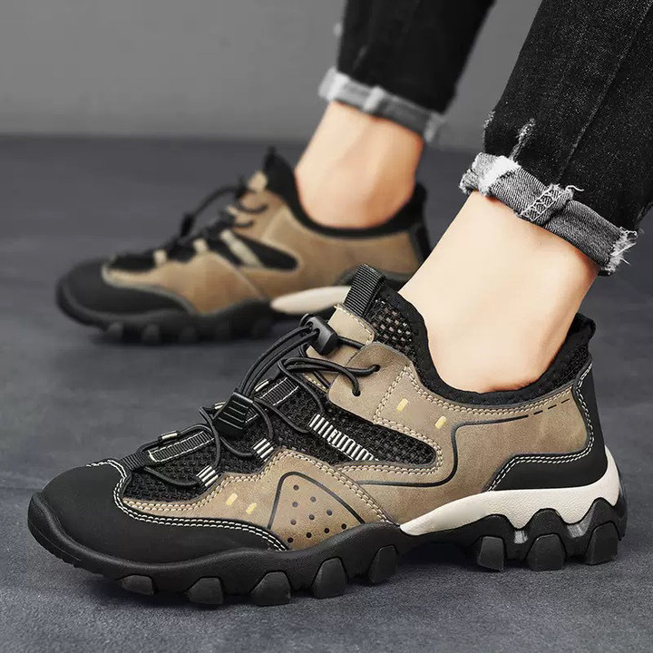 Mens Summer Casual Mesh Hiking Shoes