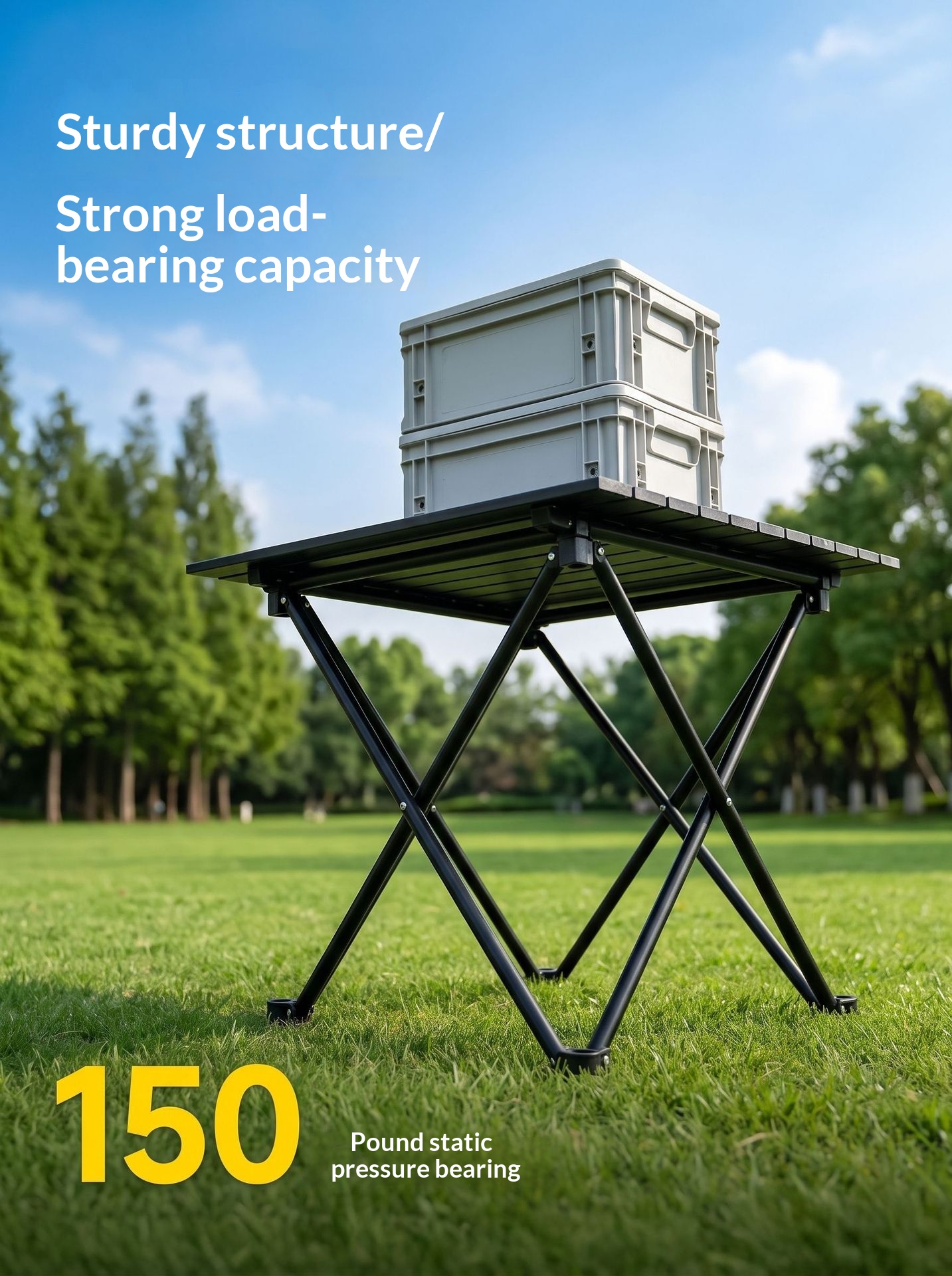 Ruida Outdoor Folding Table Carbon Steel Iron Picnic Table And Chair Portable Camping Egg…