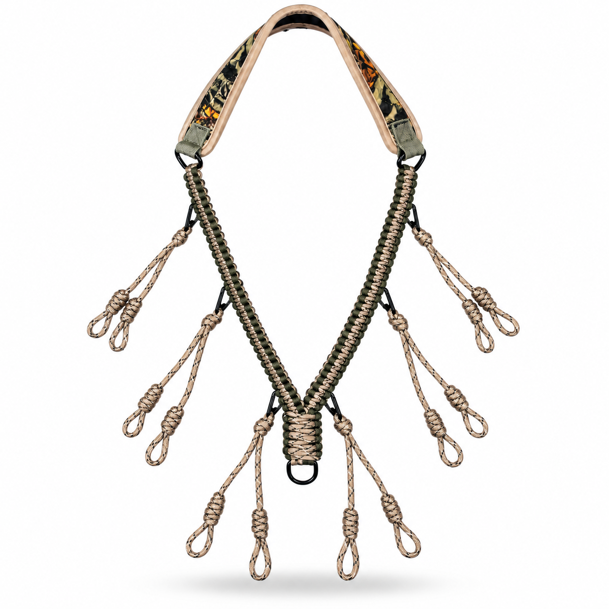 Hand Braided Nylon Duck Call Lanyard Drop Loops Durable Quick Release Lightweight High…
