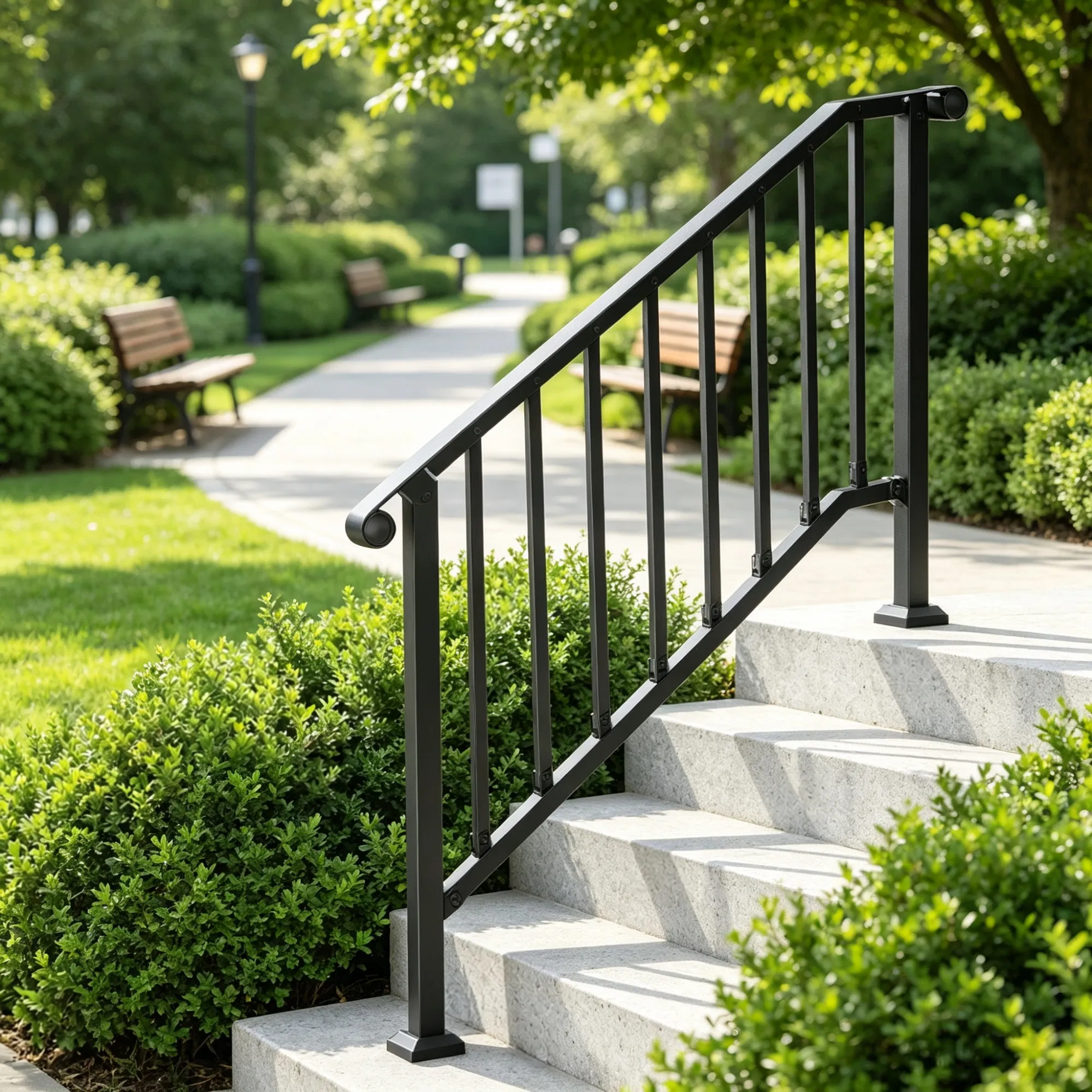 3-4 Step Stair Handrail Kit