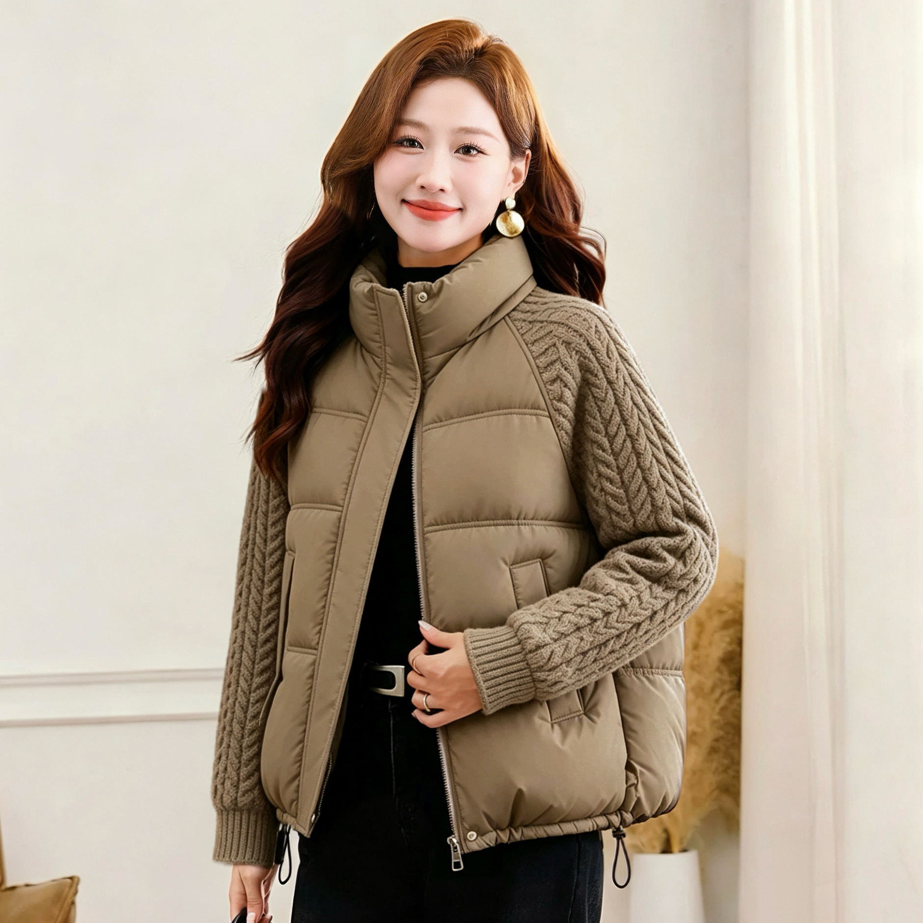Loose-fitting Slimming Fashionable And Warm Coat