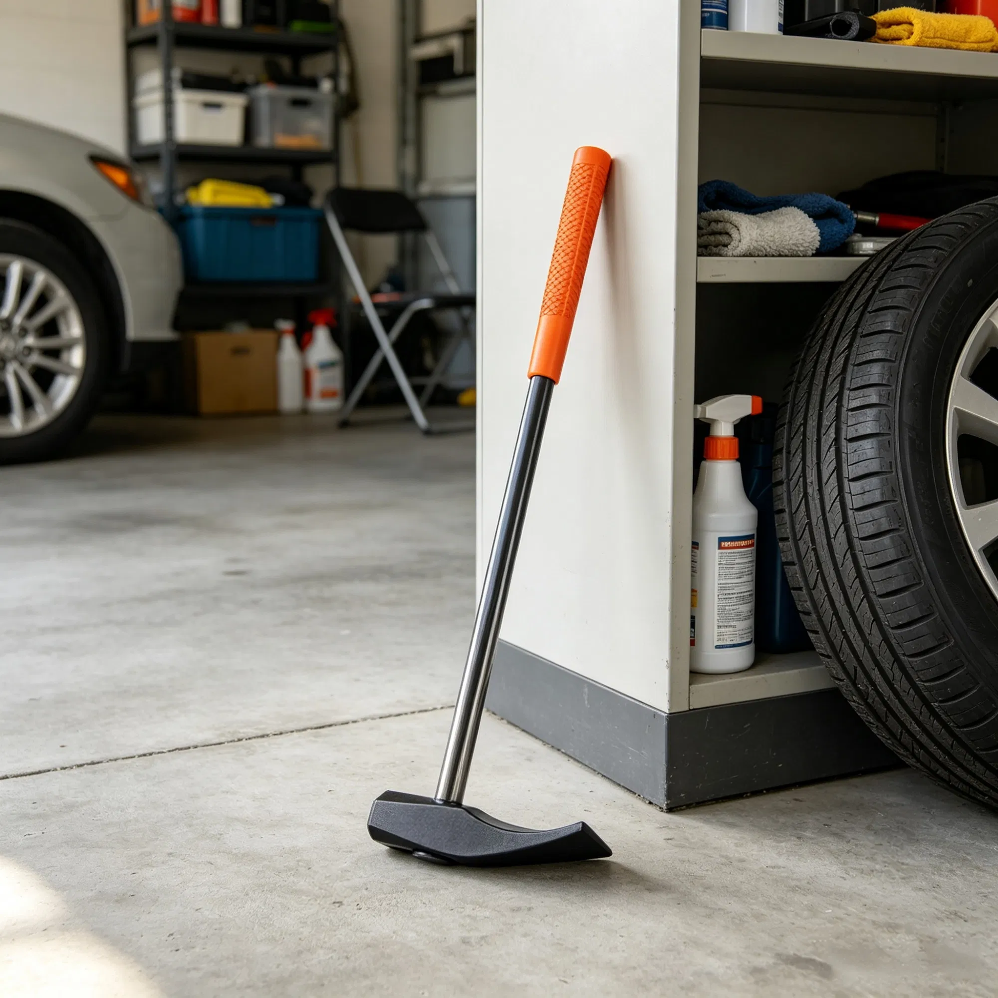 32" Tire Bead Breaker Wedge, Heavy Duty Cast Iron Head Hammer, Universal Tire Removal…