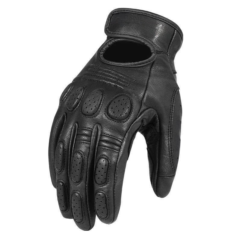 Four-Season Men's Genuine Leather Protective Retro Motorcycle Sheepskin Women's…