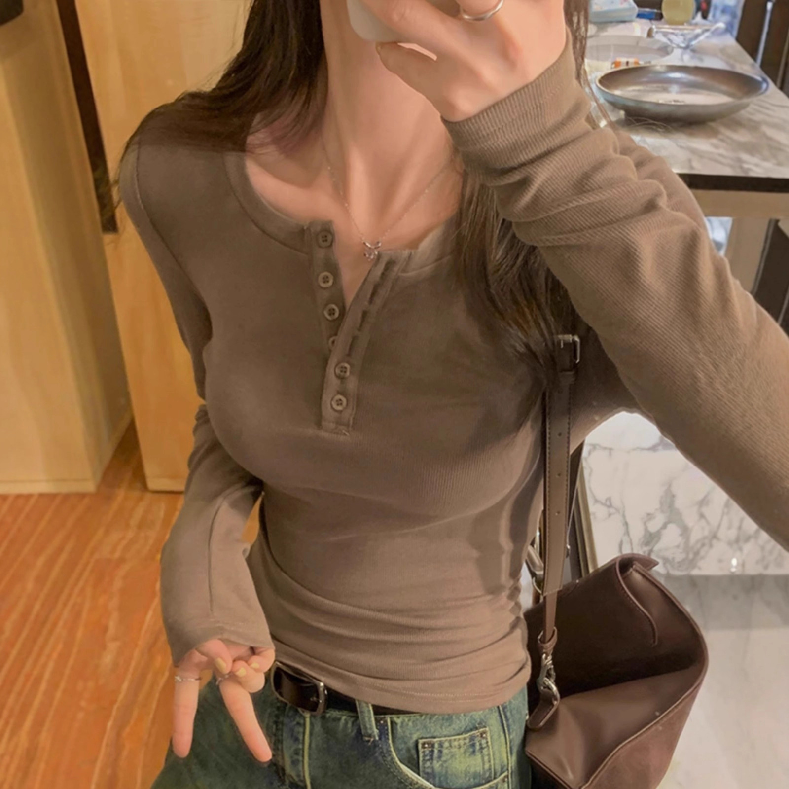 Women's Fashionable Casual Bottoming Shirt