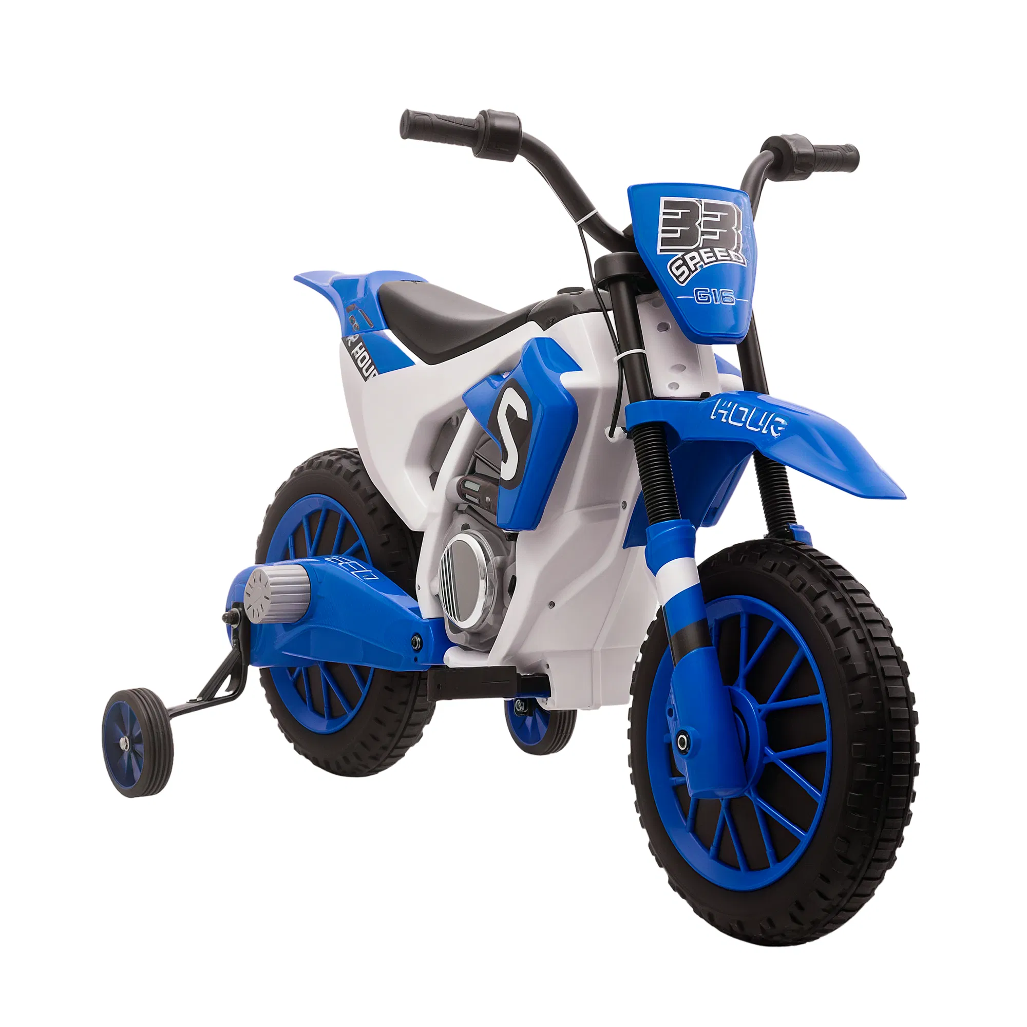 Kids Dirt Bike Battery-Powered Ride-On Electric Motorcycle with Charging 12V Battery…