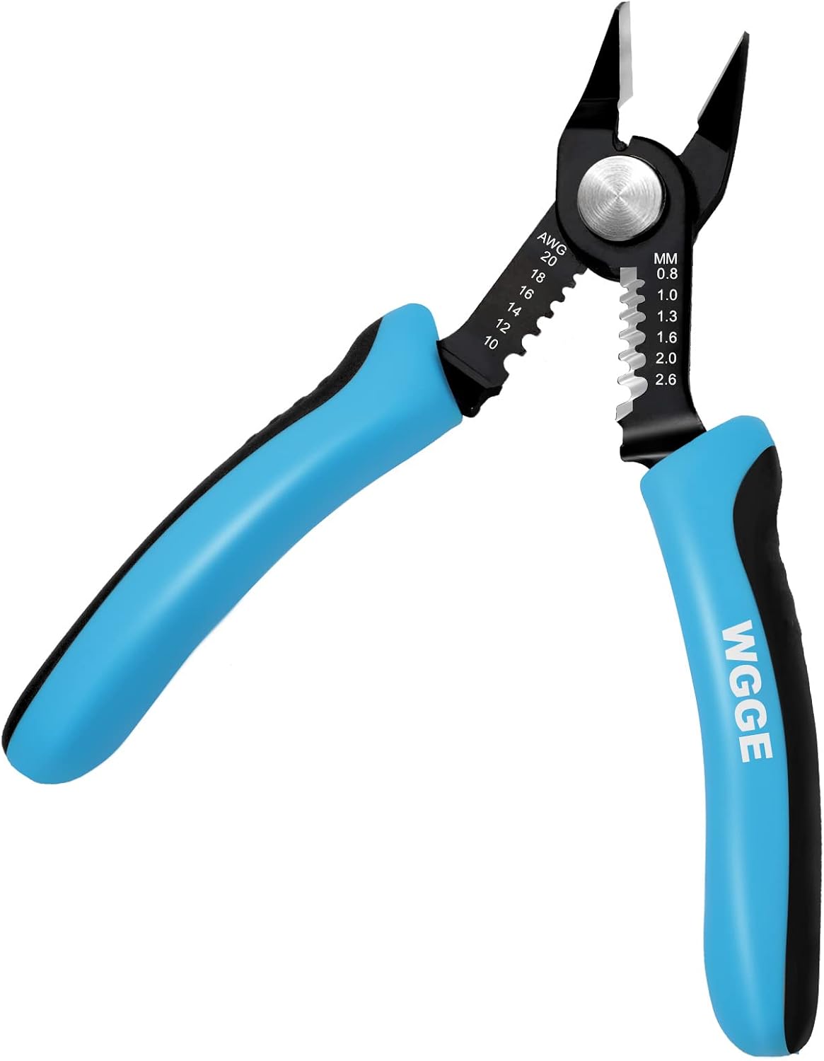 Precision Flush Wire Cutter & Stripper, 10-20 AWG, 6-Inch High-Carbon Steel Tool With…