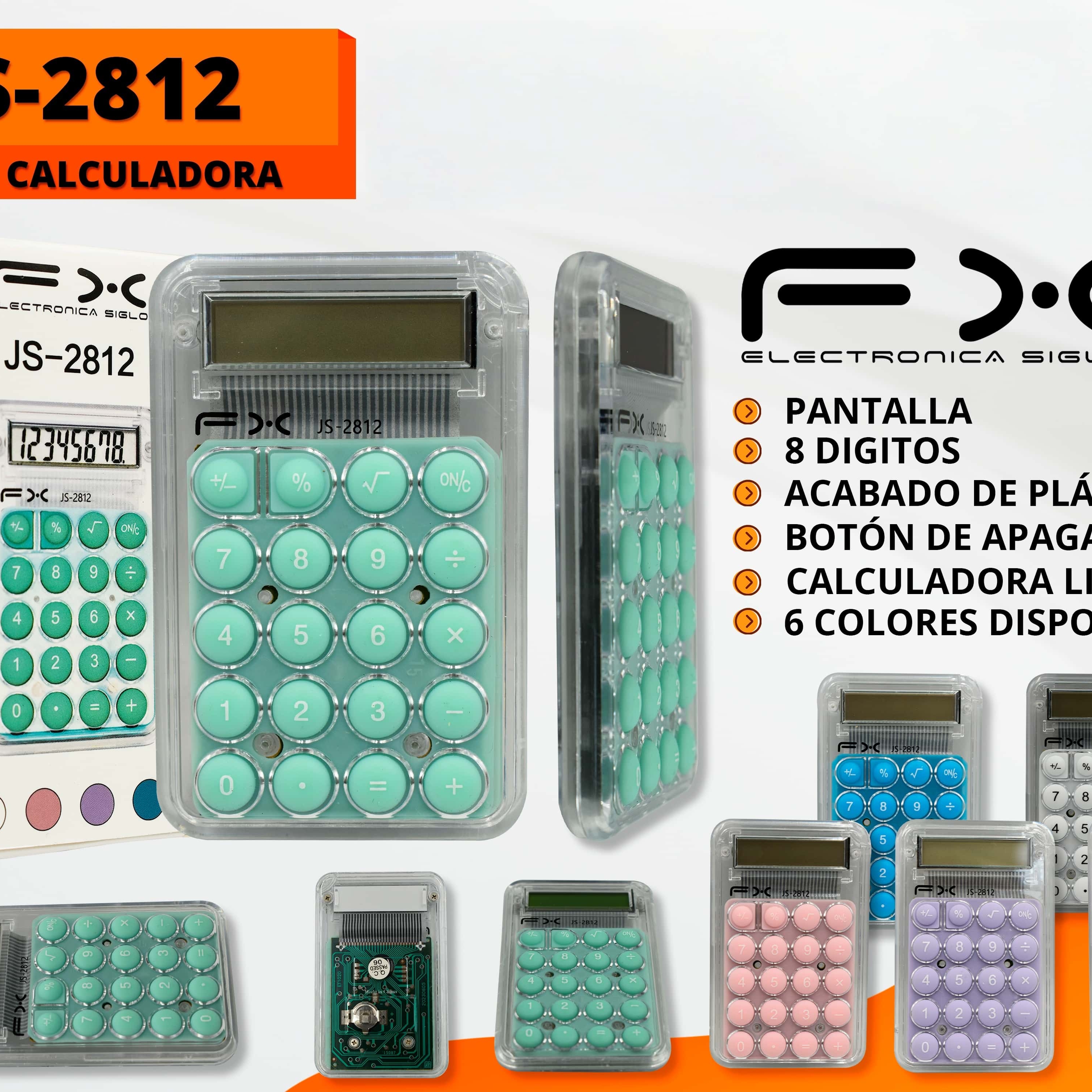 Black 8-digit Portable Calculator - Ideal For Office, Home, Students, And General…