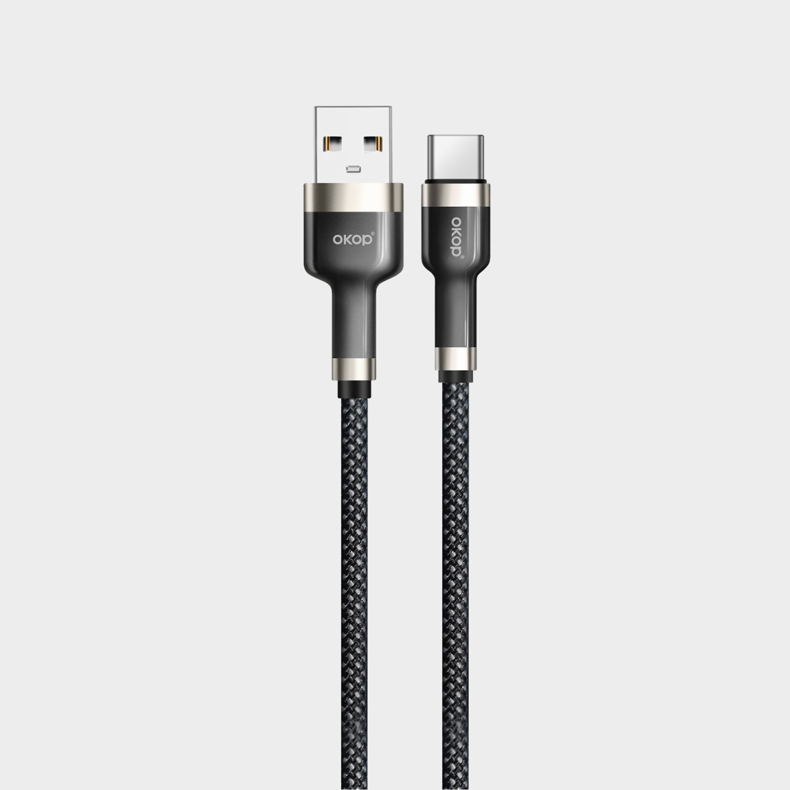 KP-318 Braided 65W Fast-Charging Data Cable Durable Overcharge Protection Type-C…