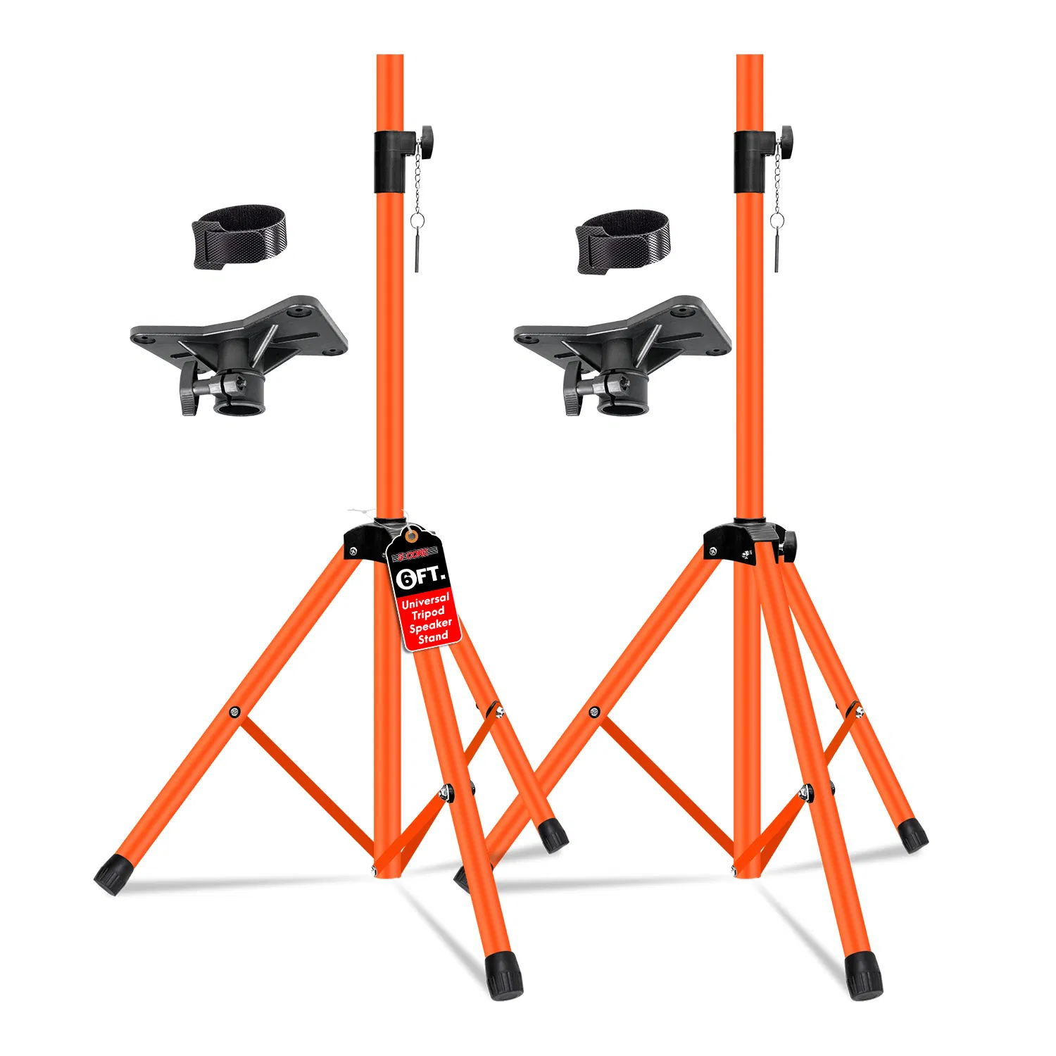 5 Core Speaker Stand Pair Height Adjustable Universal PA DJ Tripod Studio Monitor Stands…