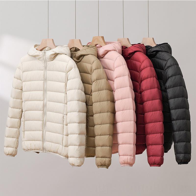 White Duck Down Lightweight Down Coat