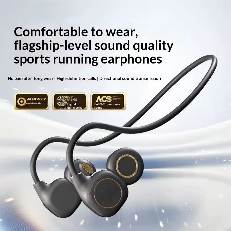 Sports Waterproof Digital-display Ear-hook Bluetooth Headset