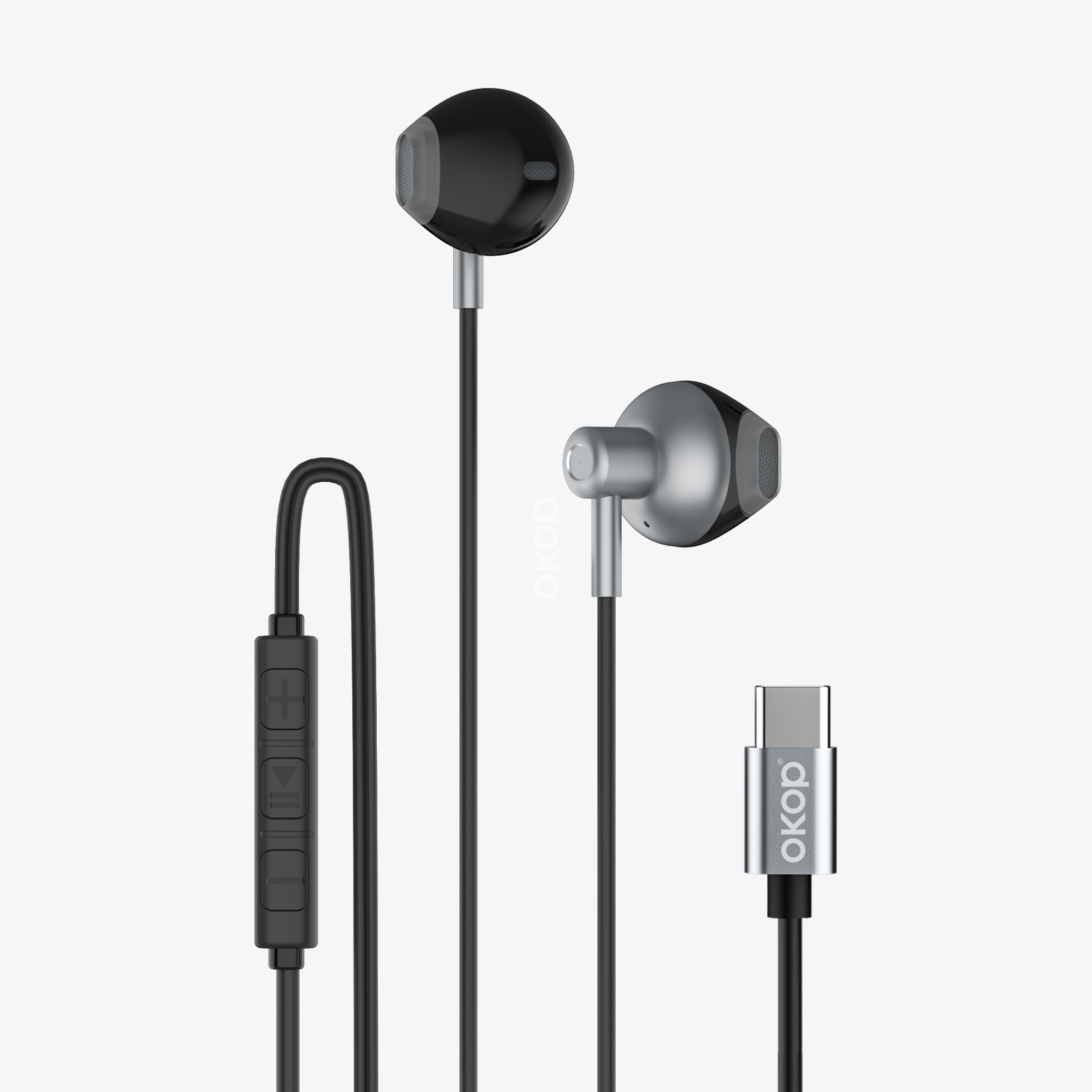 KP-235 Best-selling Wired USB-C Earphones High-quality Audio High Volume Semi-in-ear…