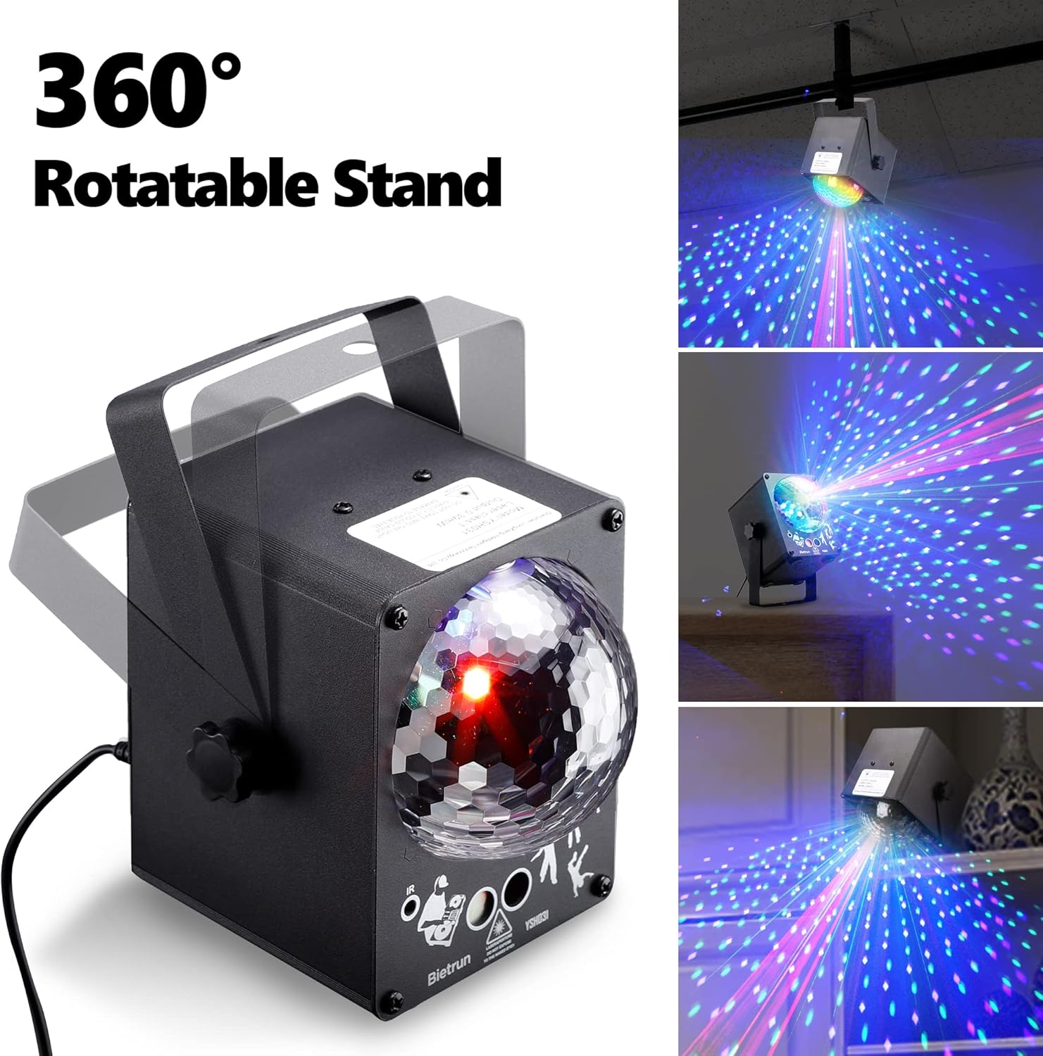 1240 Pattern LED Laser Projector Stage Light RGB Party KTV Club Lights Christmas
