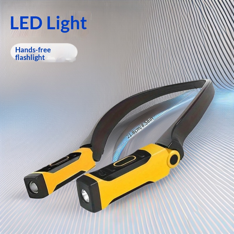 LED Neck-mounted Light For Reading And Studyinghands-free Flashlight
