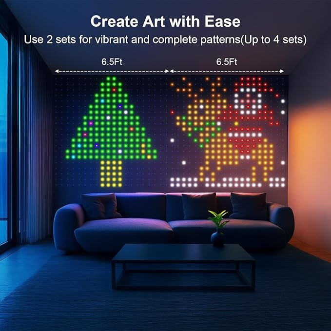 Curtain Light String LED Colorful Changing Light Strip Energy-saving And Environmentally…