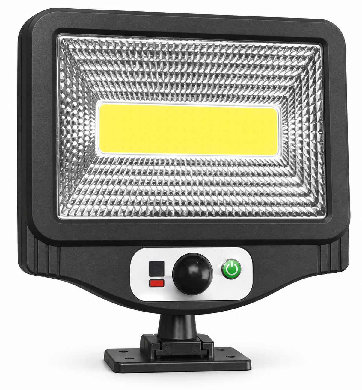 Solar Powered Rechargeable Motion Sensor COB LED Work Light 1500mAh For Auto W781 1 Remote