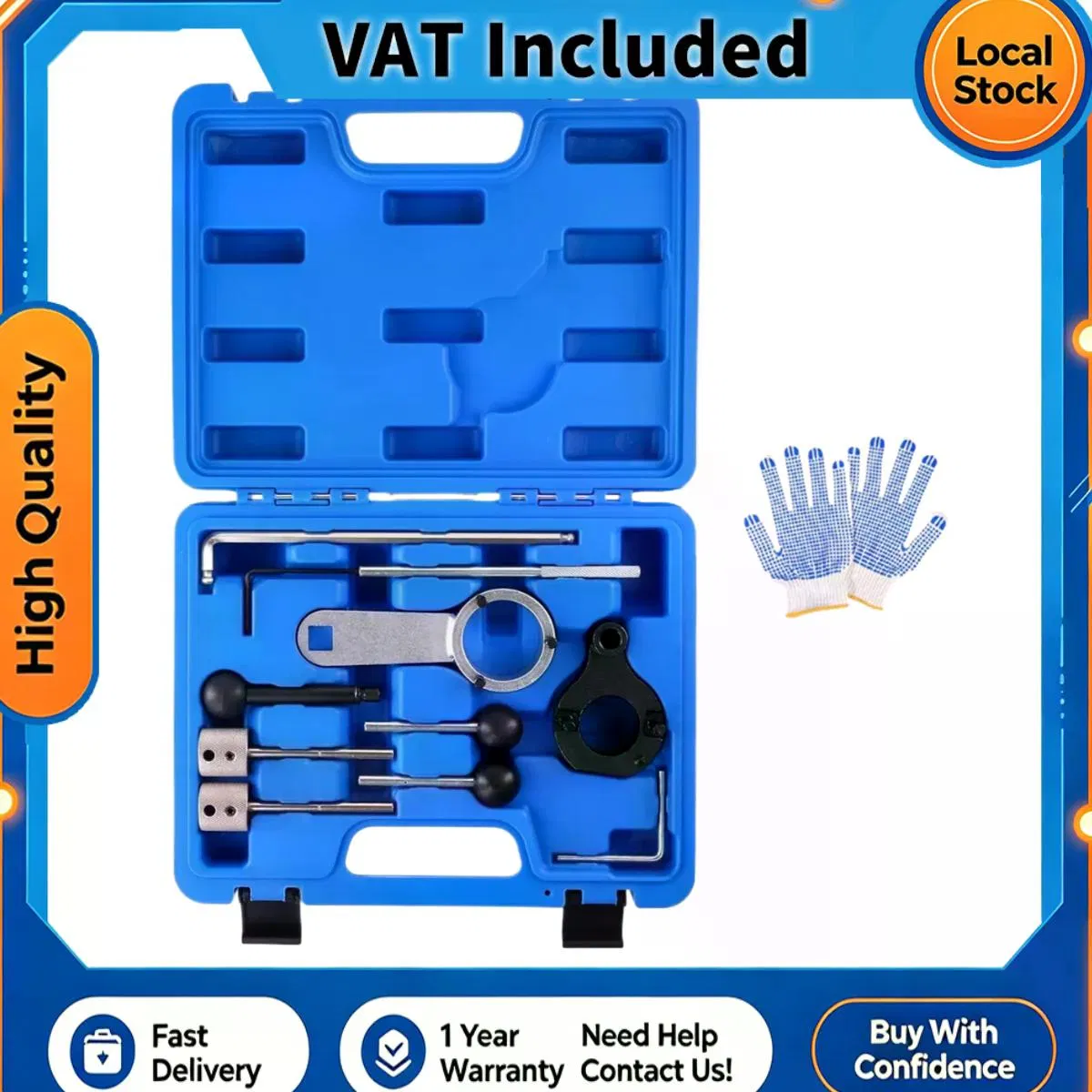 Timing Tool Locking Kit Camshaft Timing Belt Tool Set for Audi SEAT Skoda VW 1.6 2.0 TDI…