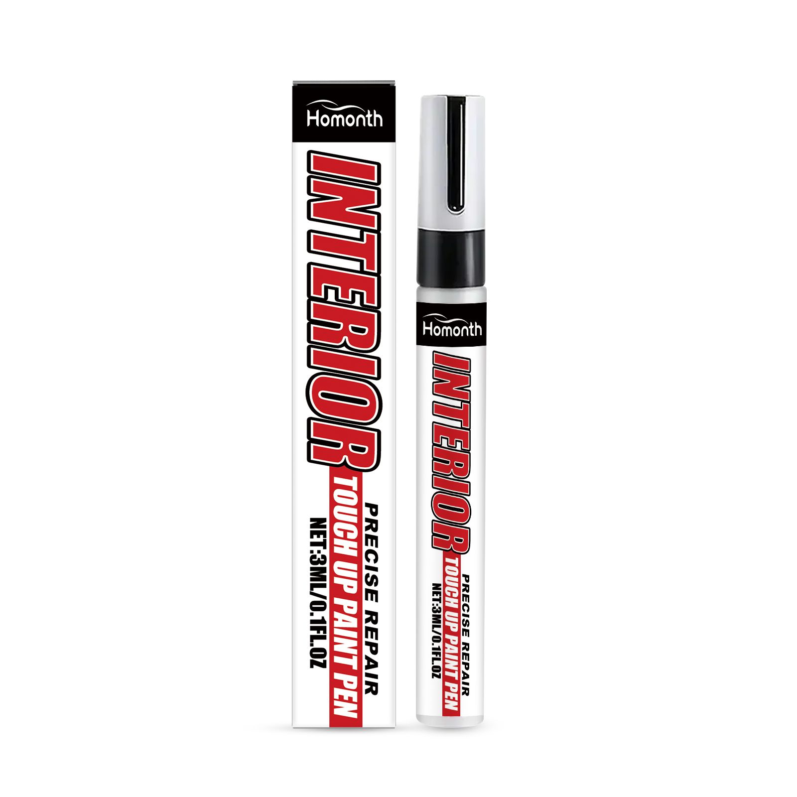 HOMONTH Automotive Interior Touch-Up Paint Pen, 3 ml / 1 Bottle