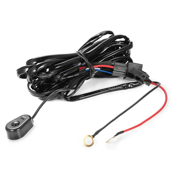 LED Light Bar Wiring Harness Kit 280W 12V 40A Power Relay Fuse On Off Switch 10ft Length…