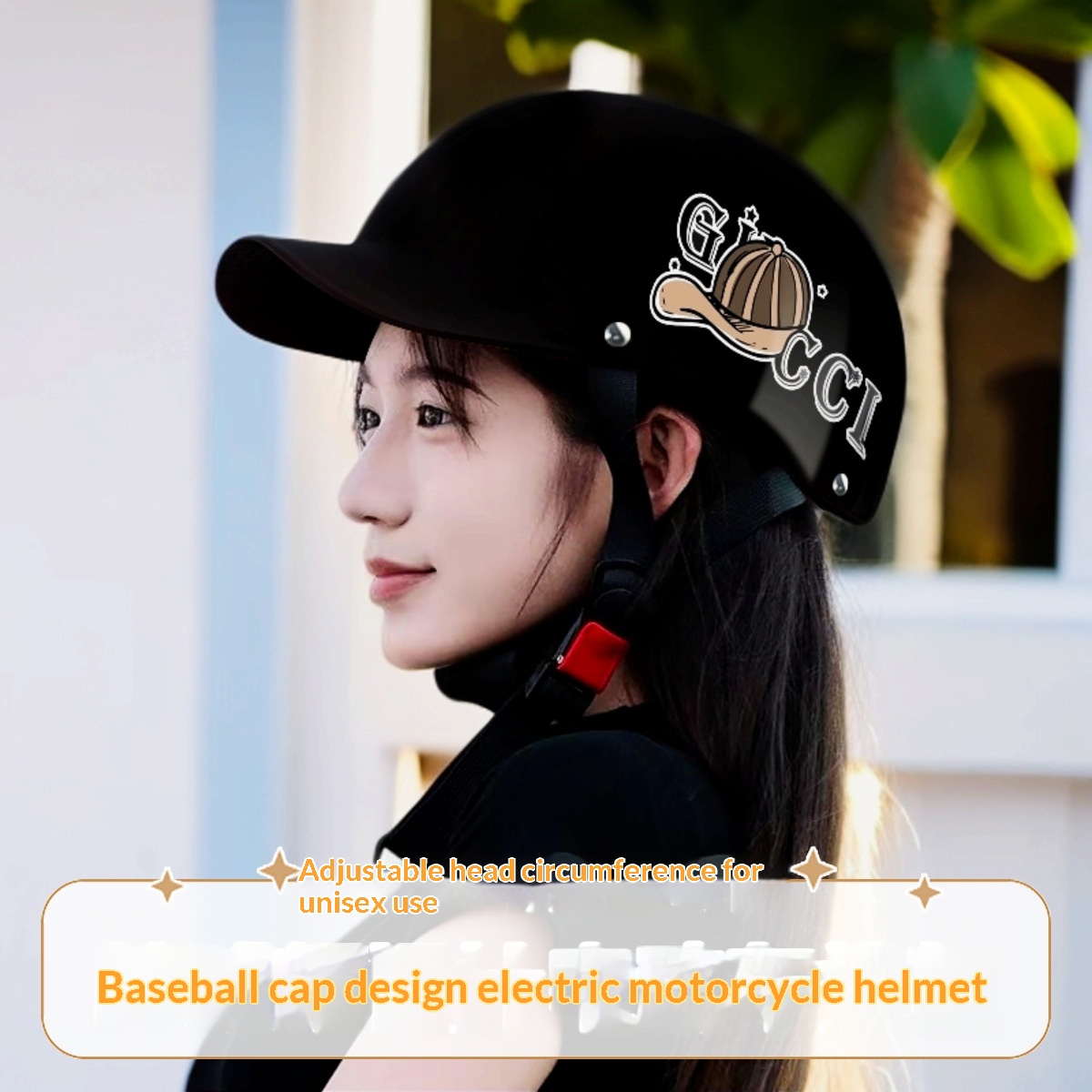 Unisex Half-face Sun-protection Electric Scooter Helmet