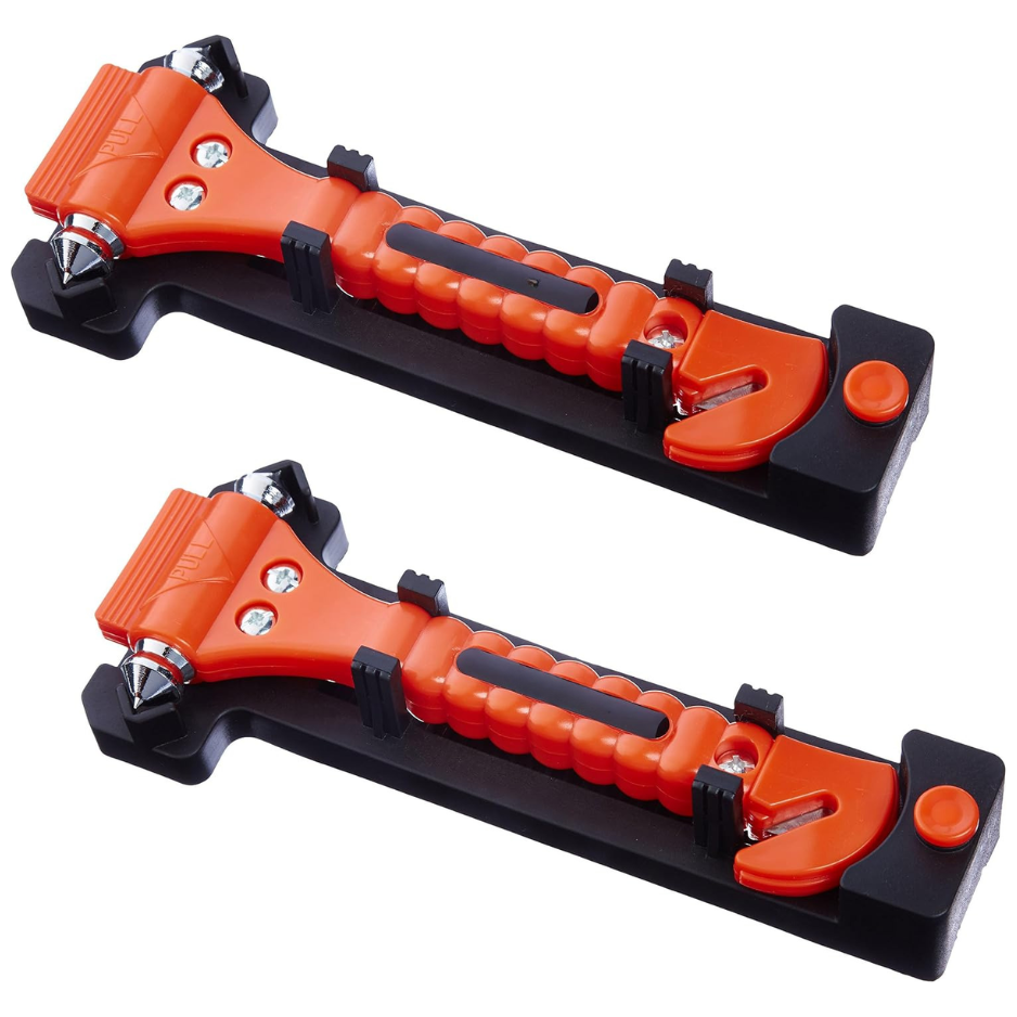 Car Emergency Escape Tool 2 Pack, Window Breaker And Seatbelt Cutter With Protective…