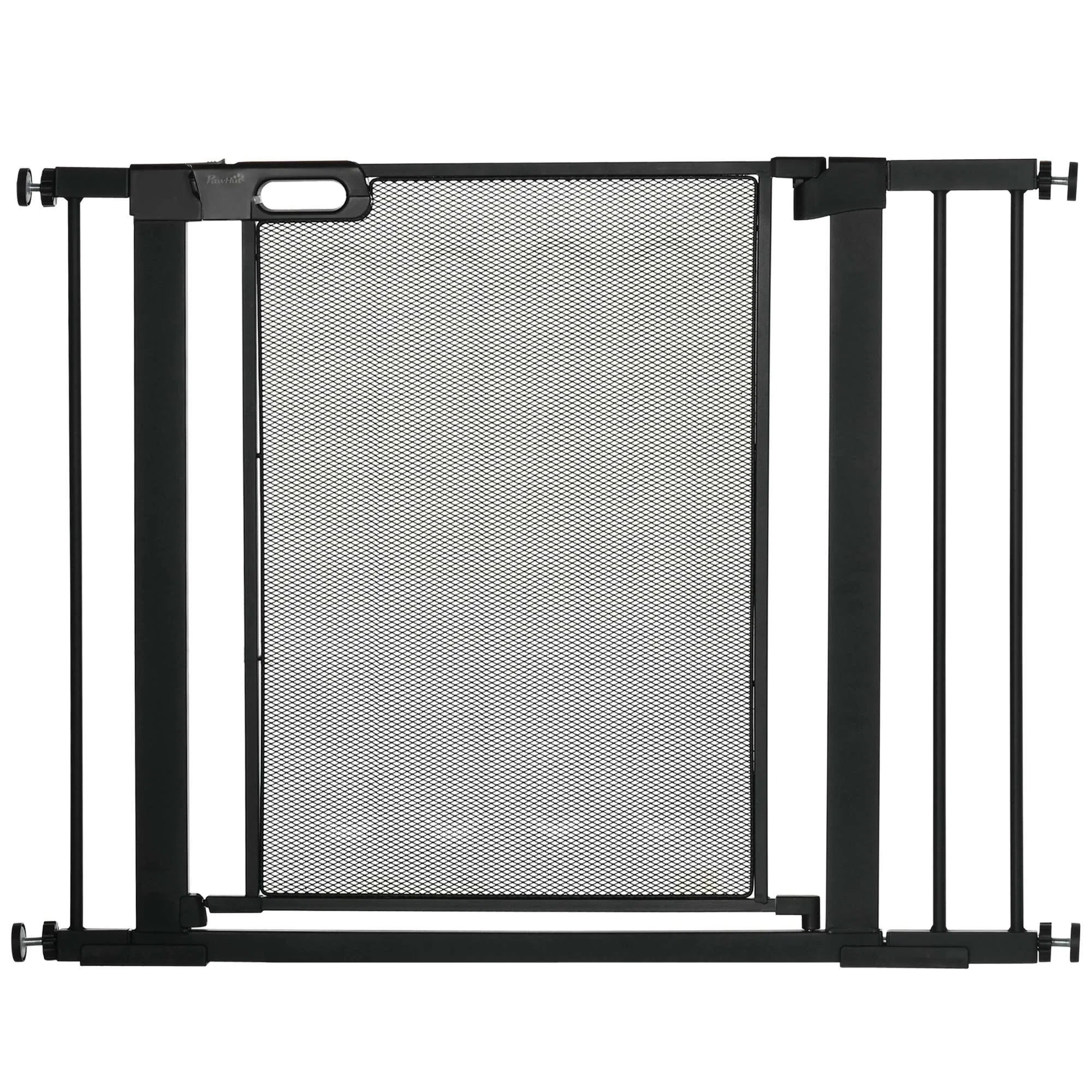 29.5"-40.6" Metal Pet Gate, Dog Gate with Auto Closing Door, Double Locking, for…