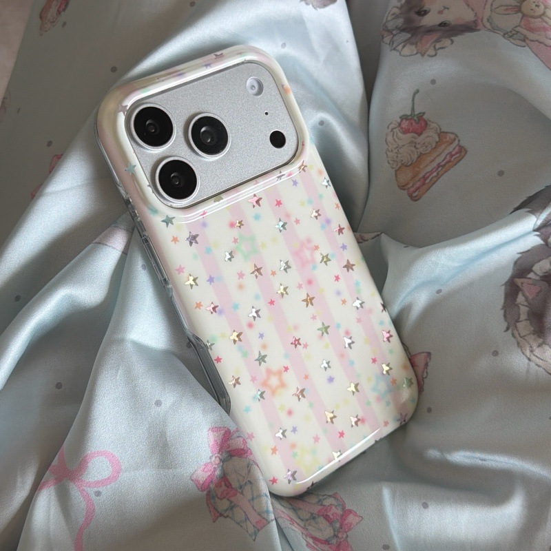 Hand-drawn Colorful Stars 17 Pro Max Phone Case