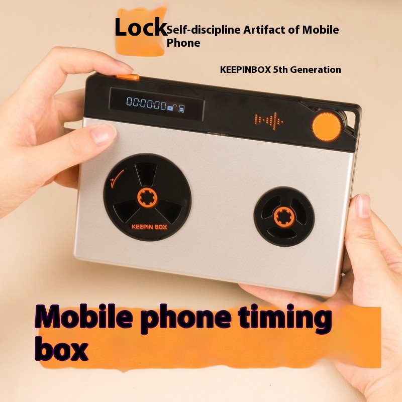 Mobile Phone Lock Self-discipline Timing Box Ring Addiction