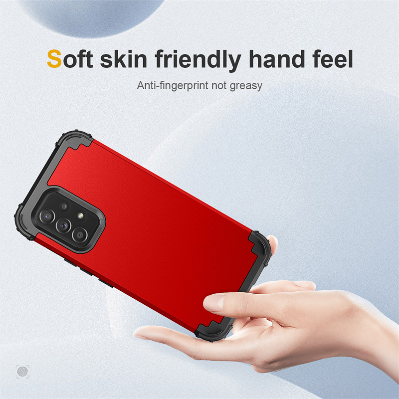 Silicone PC Three-in-one All-inclusive Drop-resistant Phone Case