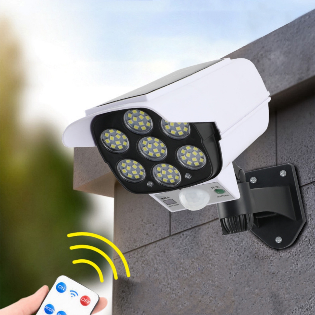 Solar Simulation Monitor Lamp Outdoor Courtyard Led Waterproof Induction Road Home Wall…