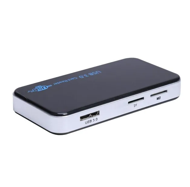 USB 3.0 Memory Card Reader Adapter 5GBPS Fit For CF TF SD Micro SD XD M2 MS Card