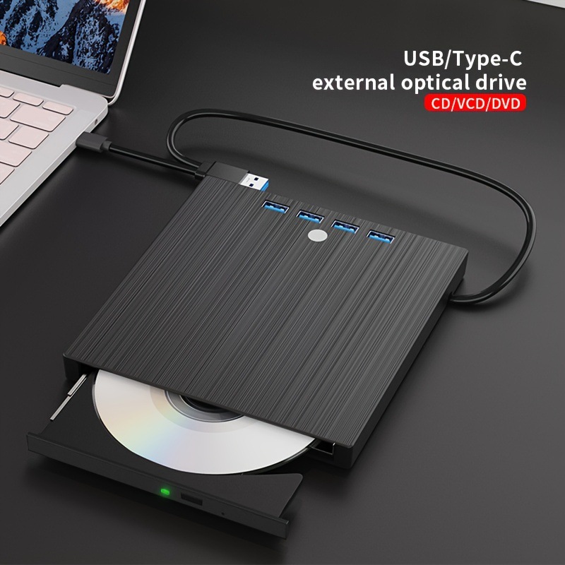 External DVD Burner TYPE-C Multi-function CD Disc Drive Extended Optical Drive