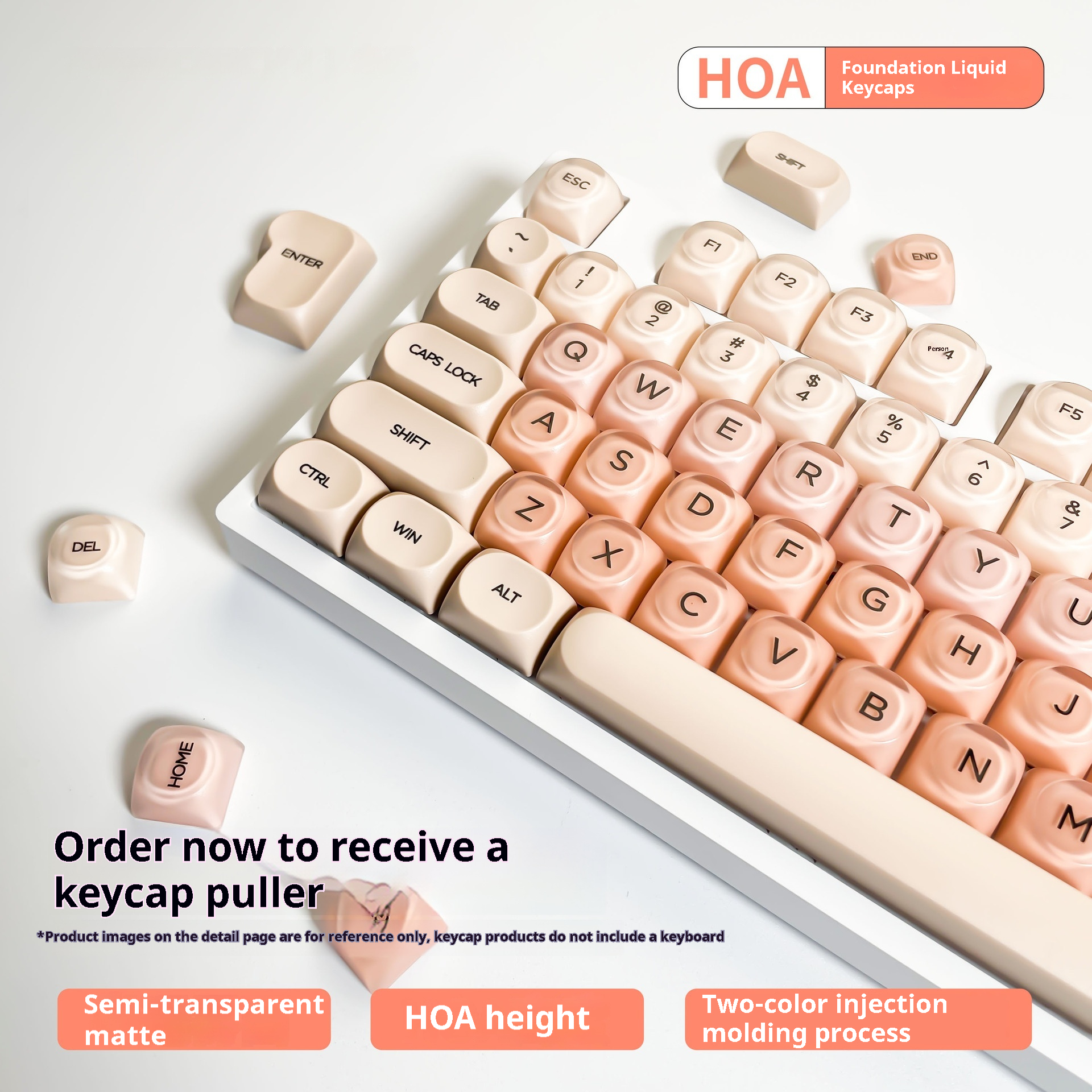 Liquid Foundation Small Full Set Boxed Fit Mechanical Keyboard Keycaps