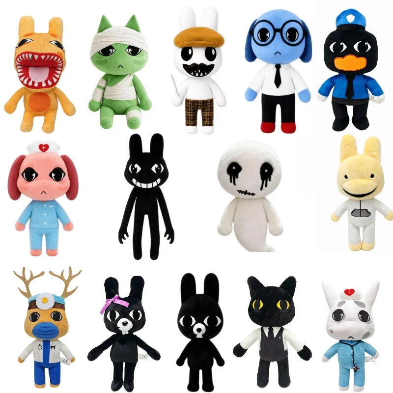 Animal Hospital Plush Toy Horror Game Animal Hospital Anomaly Cat Dog Penguin Bunny…