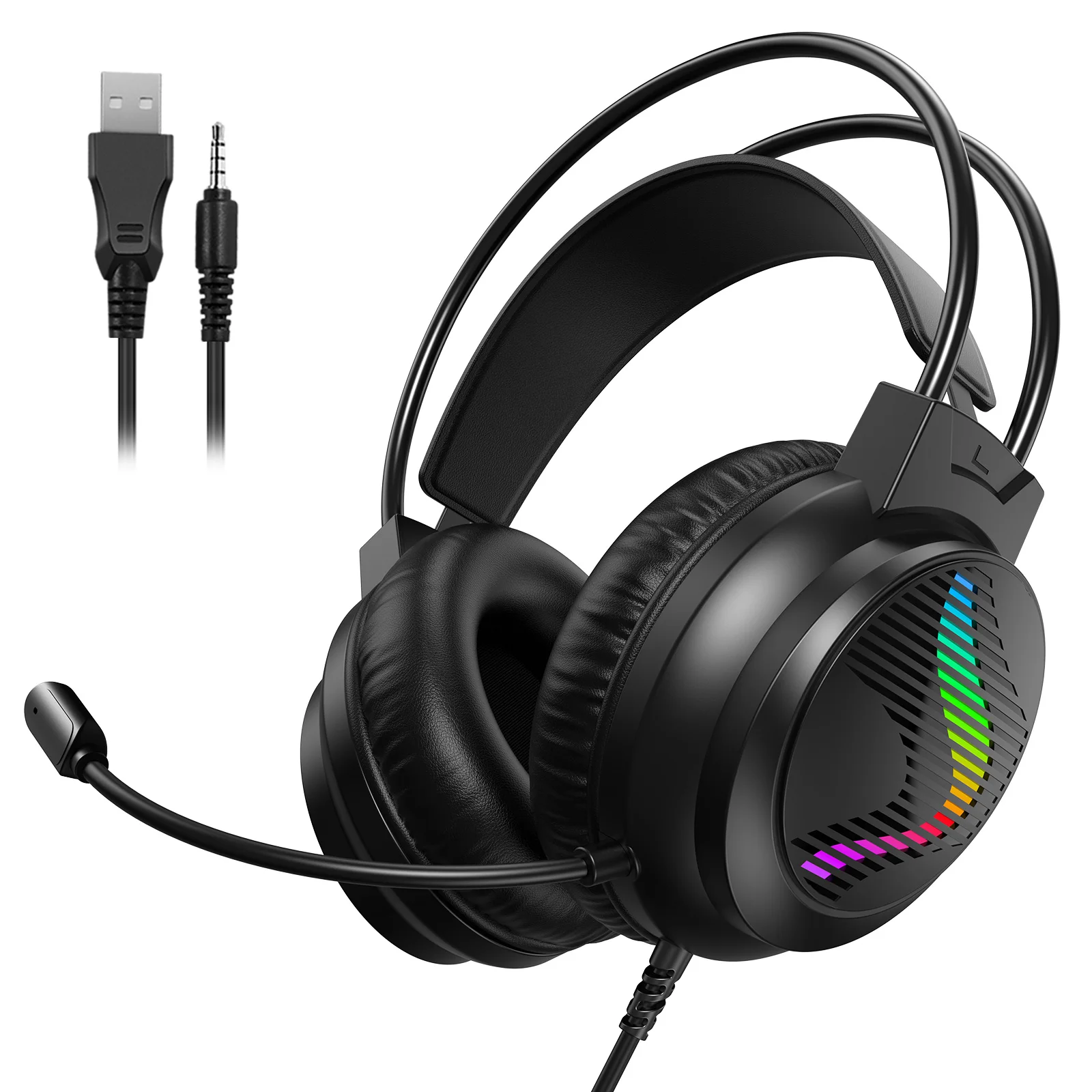 Acinaci J11 Gaming Headset for PS4 PC Xbox One PS5 Switch via 3.5mm Audio Jack, with Mic…