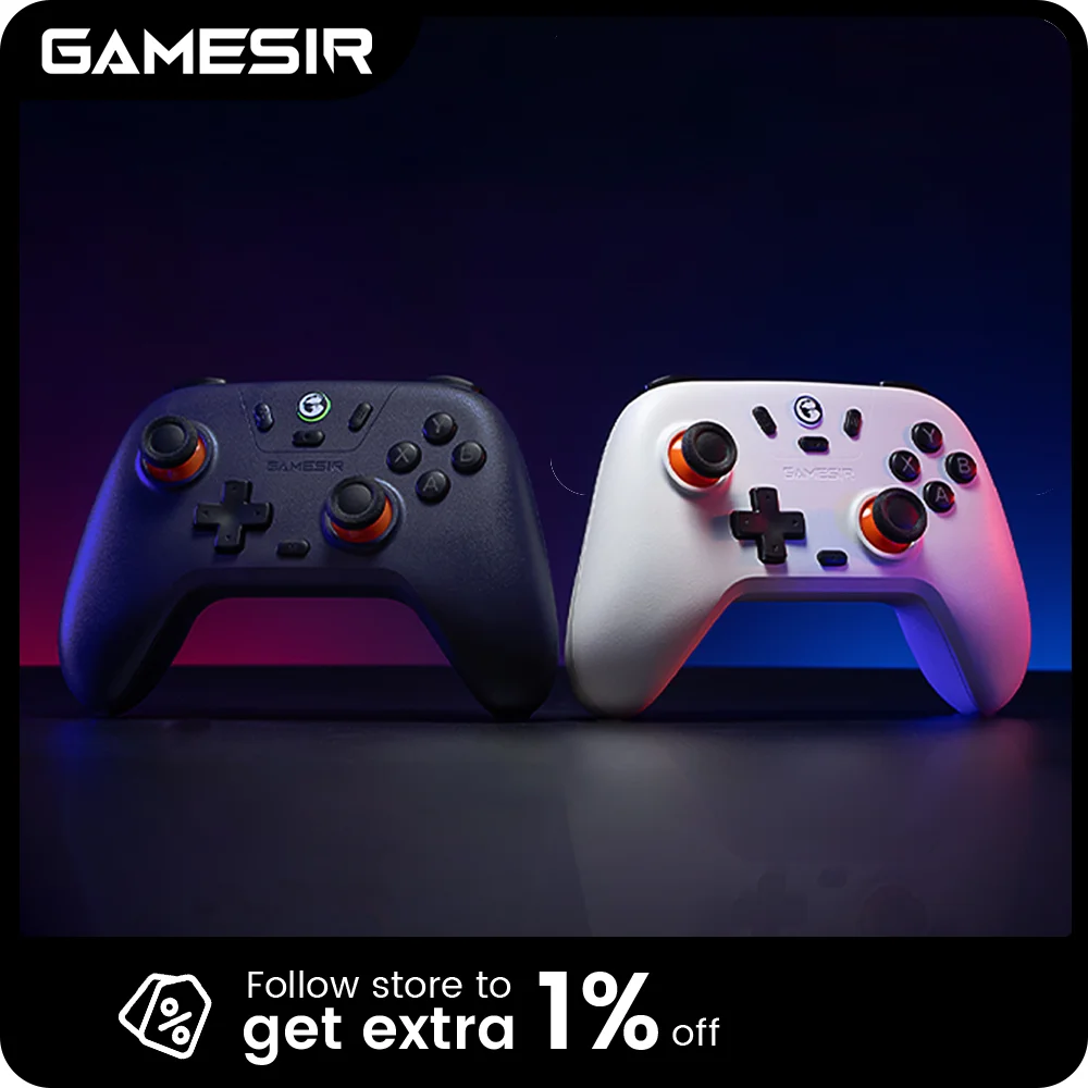 GameSir Nova Lite Wireless Gamepad, Bluetooth Gaming Controller with Hall Effect for…