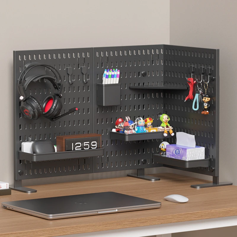 No Drill Desktop Pegboard Rack Gaming Room Organizer For Controllers Headphones Switch…