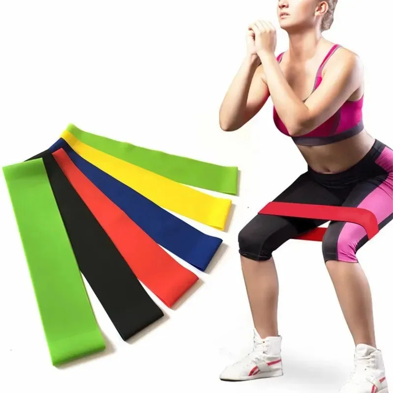 1-5pcs Yoga Sport Exercise Elastic Fitness Bands Ideal For Home 5 Different Levels…