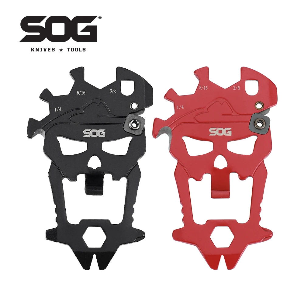 SOG 12-in-1 MACV EDC Multi-tool Stainless Steel Keychain Pocket Gadget Portable Mini…