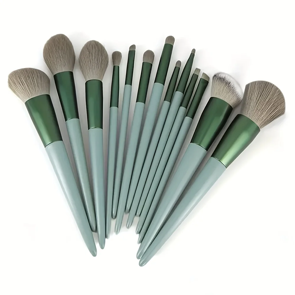 13 Soft and Fluffy Makeup Brush Sets, Perfect for Foundation Make-up, Powder Blusher…