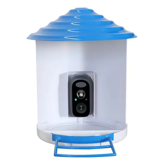Smart Bird Feeder With Solar Powered Camera 1080P HD AI Identify PIR Motion Auto Capture…