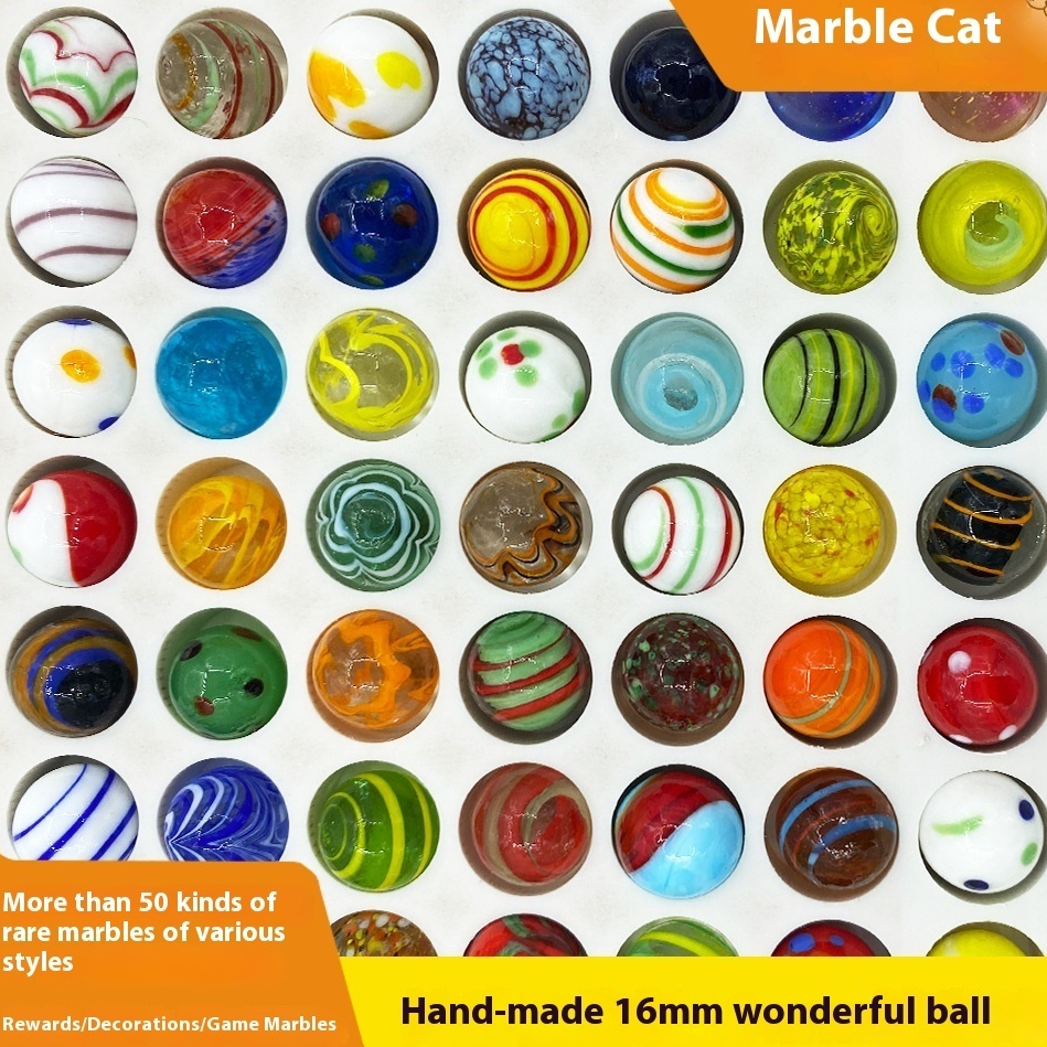 Colorful Solid Game Glass Marbles Fish Tank And Flower Pot Decoration