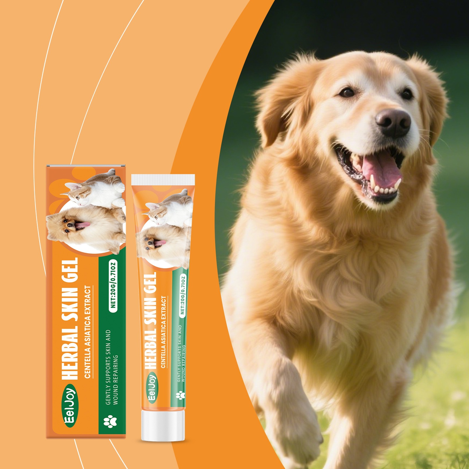 Eeljoy Pet Care Gel Gentle Formula Suitable For Cats And Dogs, Lightweight And Easy To…